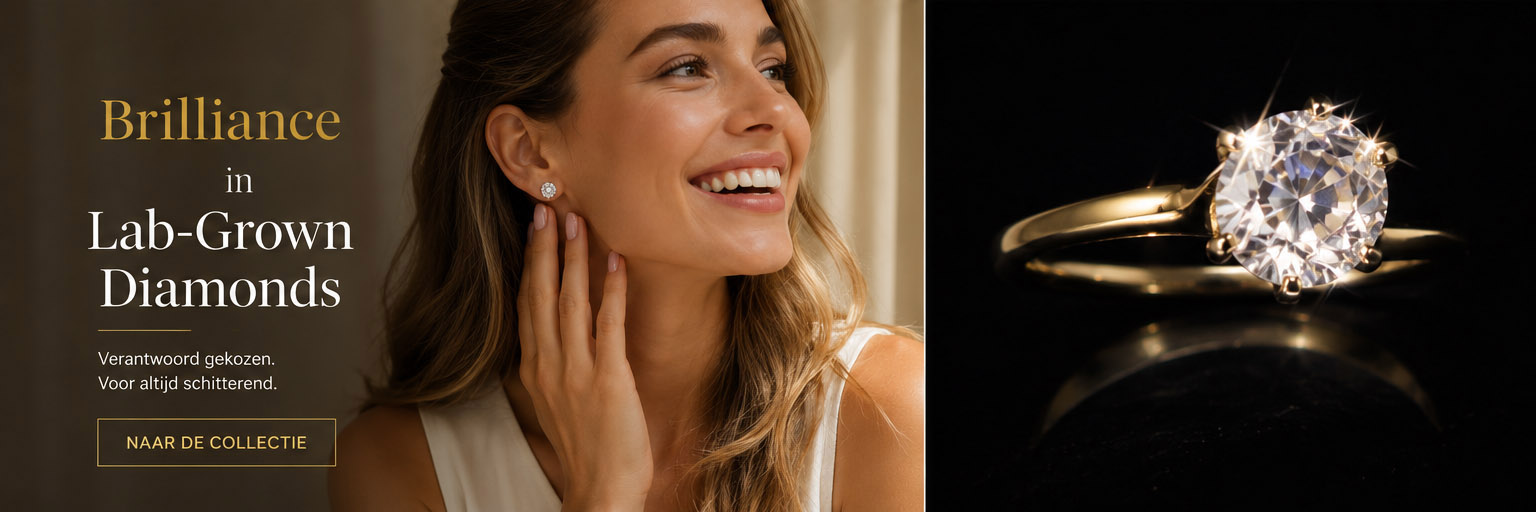 Banner AVERIS Antwerp diamonds naar collectie met ai-model